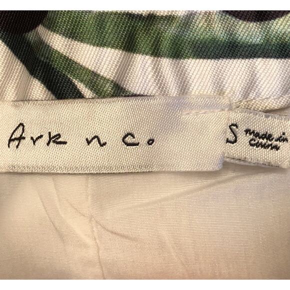 Floral Hi-Low Skirt Womans S Polka Dot Pleated Sash Ribbon Bow Country Chic Ark - Picture 4 of 8